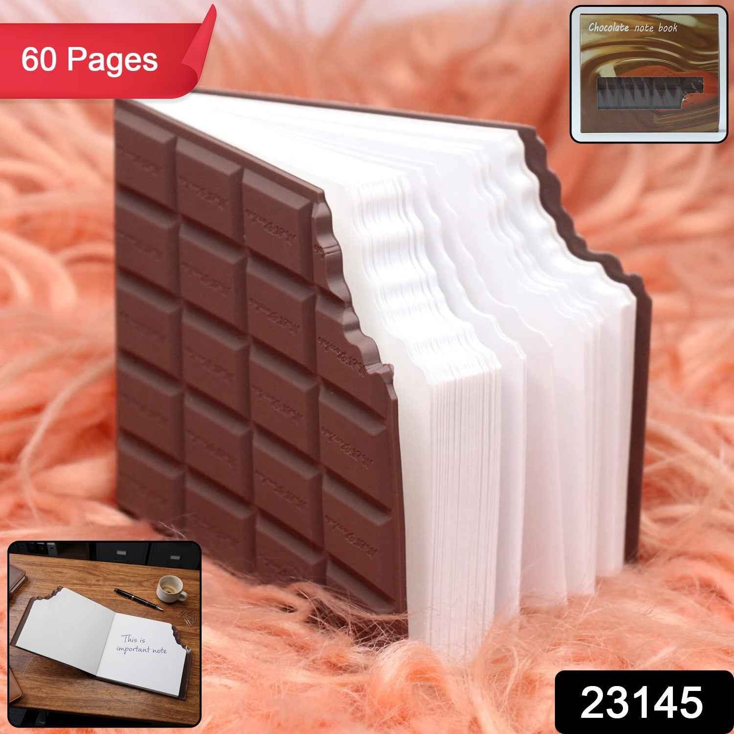 Chocolate-Shaped Notebook Ð Cute Creative Gift for Kids & Adults