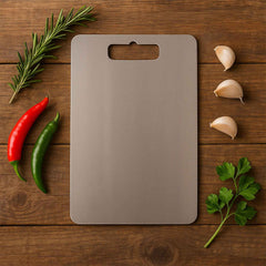 Stainless Steel Multipurpose Cutting Board – Compact 210x320mm