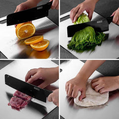 Stainless Steel Cutting Board – Durable & Hygienic 31x20 cm