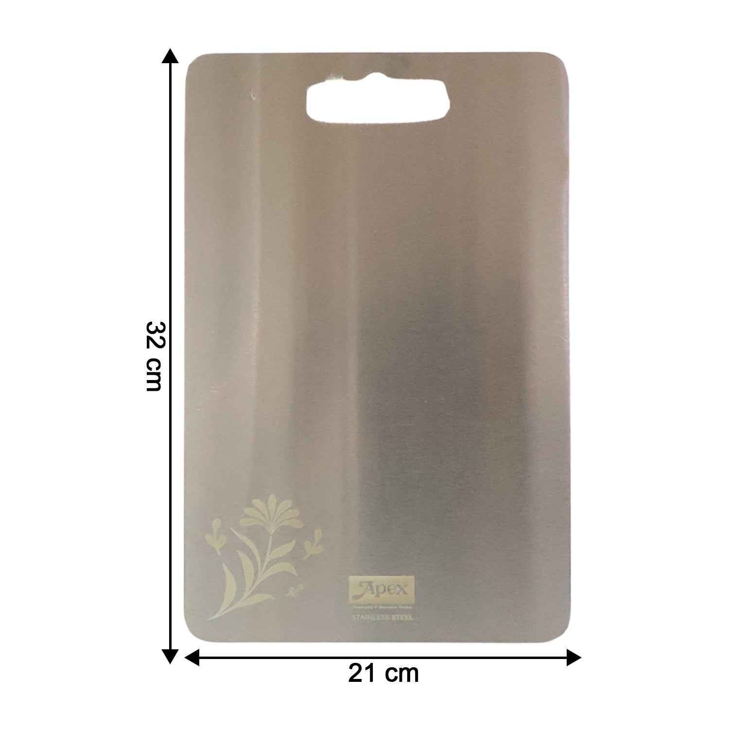 Stainless Steel Multipurpose Cutting Board – Compact 210x320mm