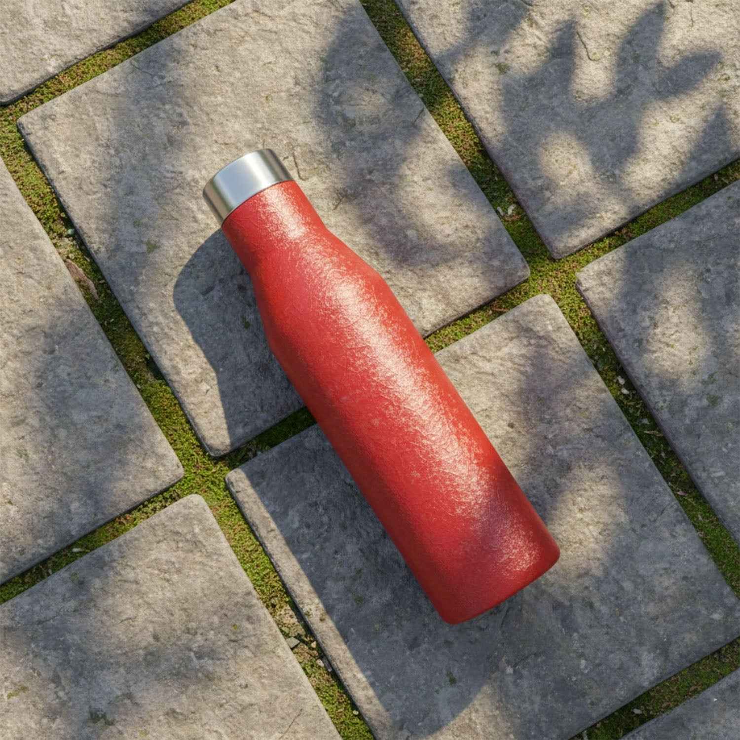 Red Stainless Steel Water Bottle 1000ml – Insulated & Leakproof