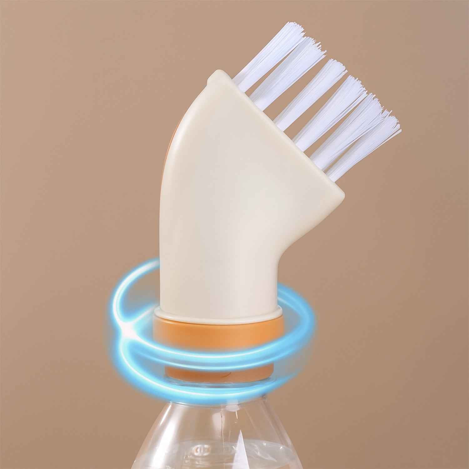 Bottle-Attachable Cleaning Brush – Ergonomic Deep Scrubber