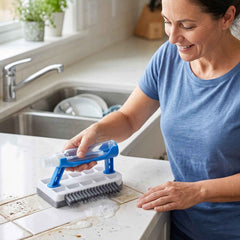 3 in 1 Multi Purpose Cleaning Brush with Soap Dispenser Sponge Scrubber (1 Pc)