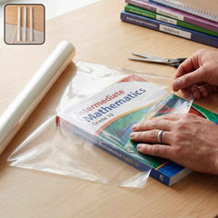 Book Cover Roll Ð Transparent Protective Film for School & Office
