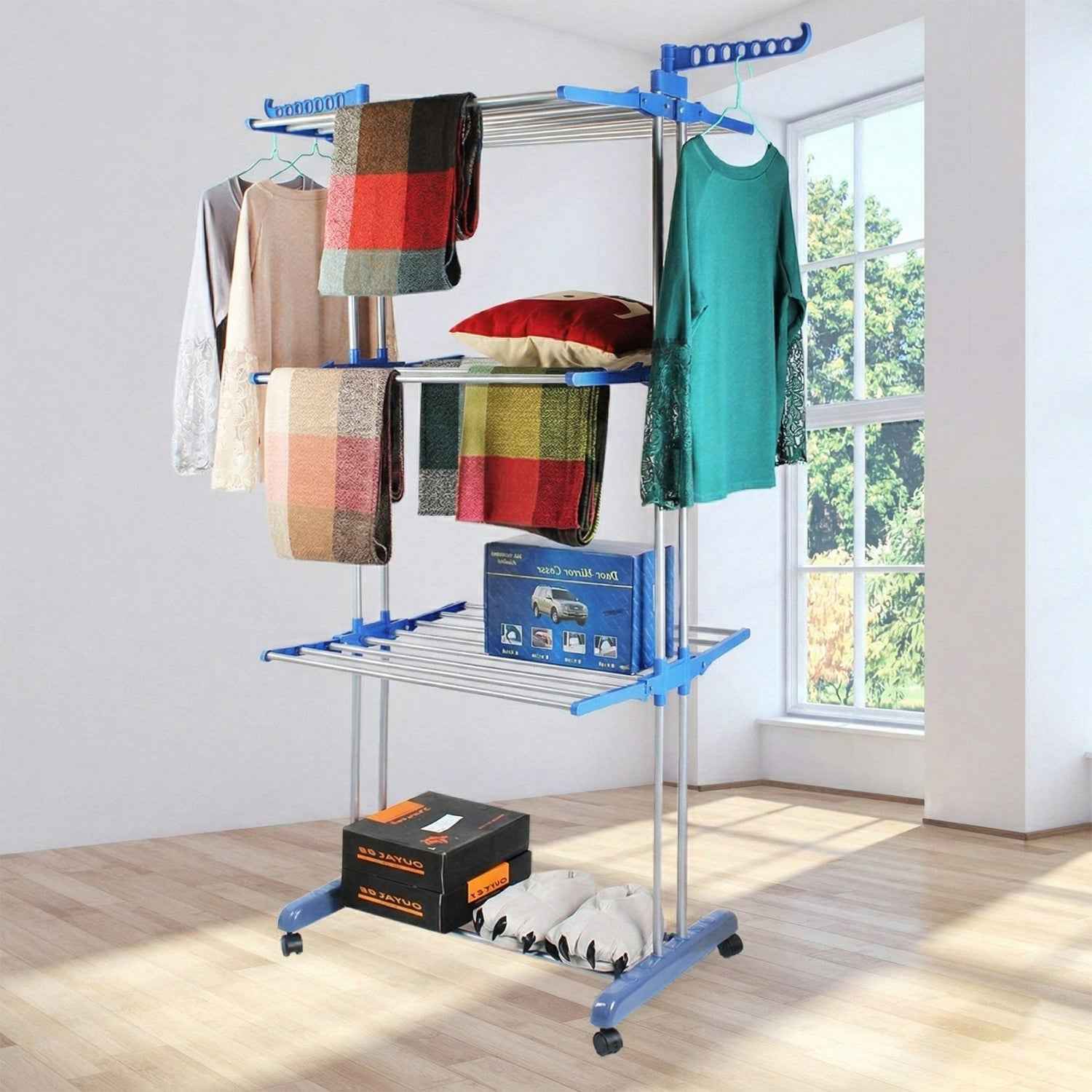 Clothes Drying Rack Ð Foldable, Portable & Space-Saving Design