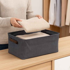 Foldable Cloth Storage Organizer Bag – Lightweight & Portable 46x27 cm