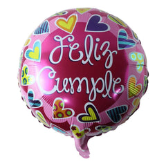 Feliz Cumple Foil Balloon Ð Bright Colorful Birthday Decor
