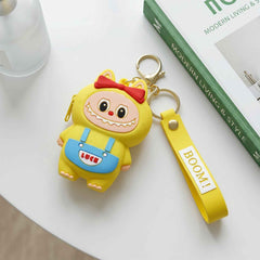 Cute Cartoon Monster Silicone Coin Purse – Playful & Compact