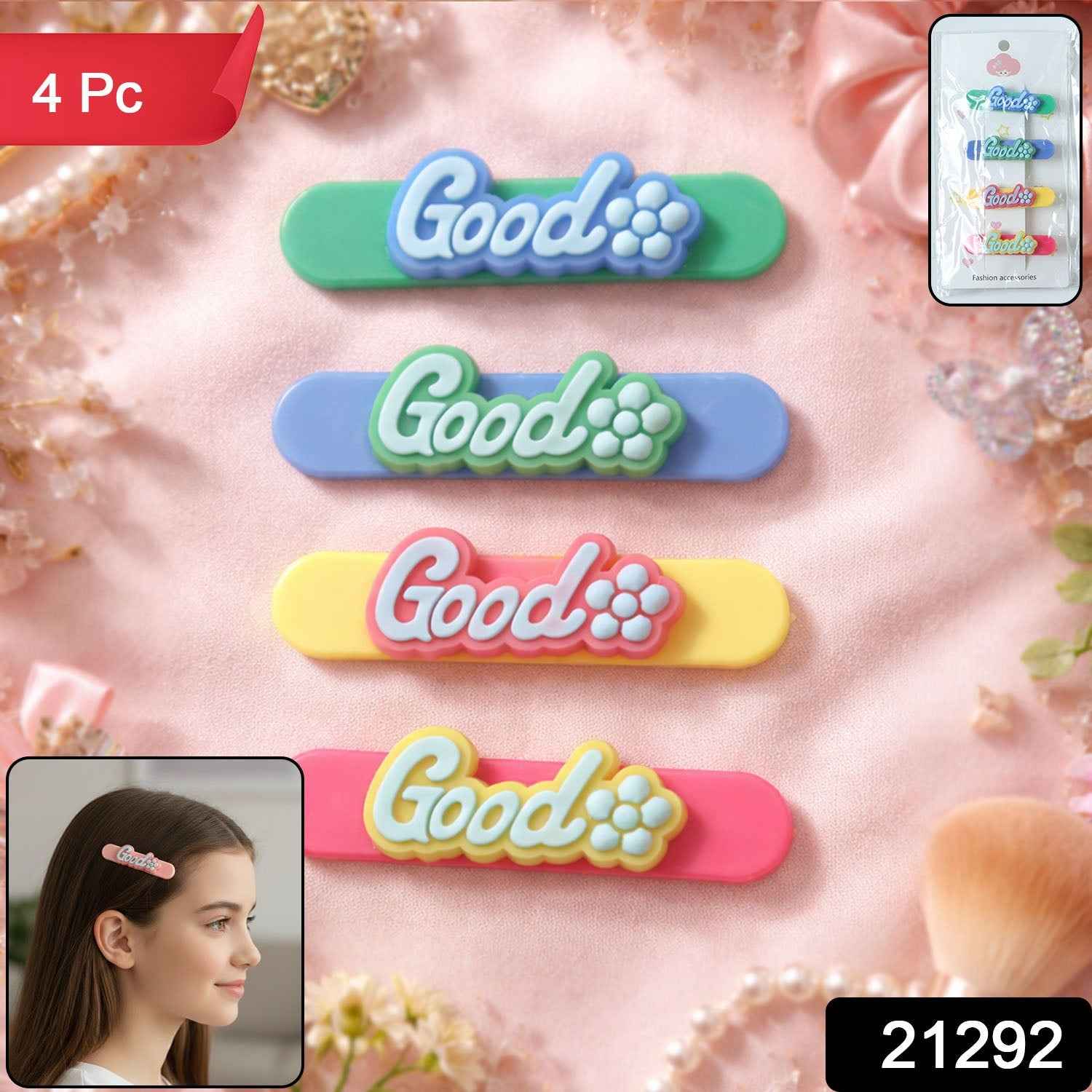 Colorful Hair Clips – Cute Snap Clips for Women & Girls