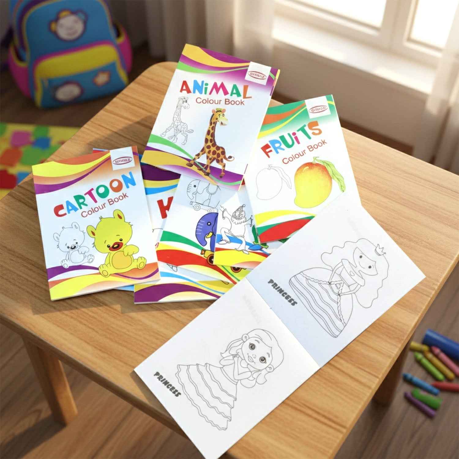 Kids Educational Colouring Book Set – 40-Piece Multi-Theme Fun