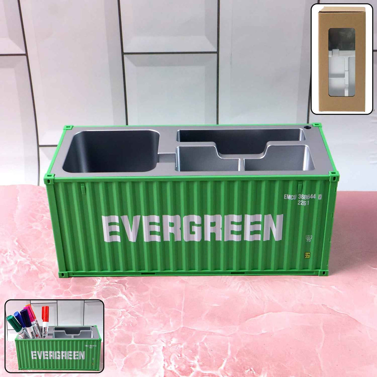Desk Organizer – Multi-Compartment Container-Style Storage Box