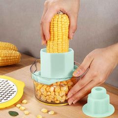Manual Vegetable Grater – Multipurpose Shredder with Storage Bowl