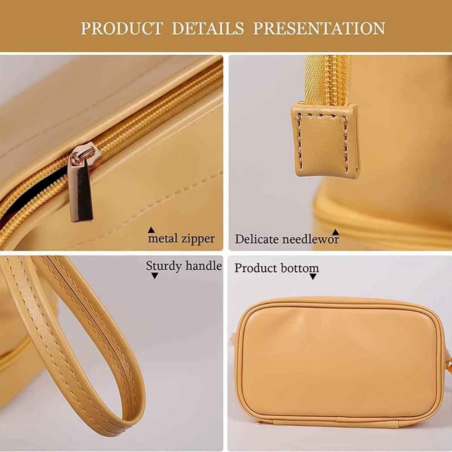 Makeup Storage Bag – Spacious Dual-Compartment Organizer