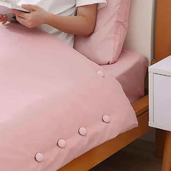 Soft Duvet Button Clip – No-Sew Secure Comforter & Curtain Holder