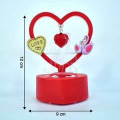 Heart-Shaped Decorative Love Showpiece – Romantic LED Table Décor