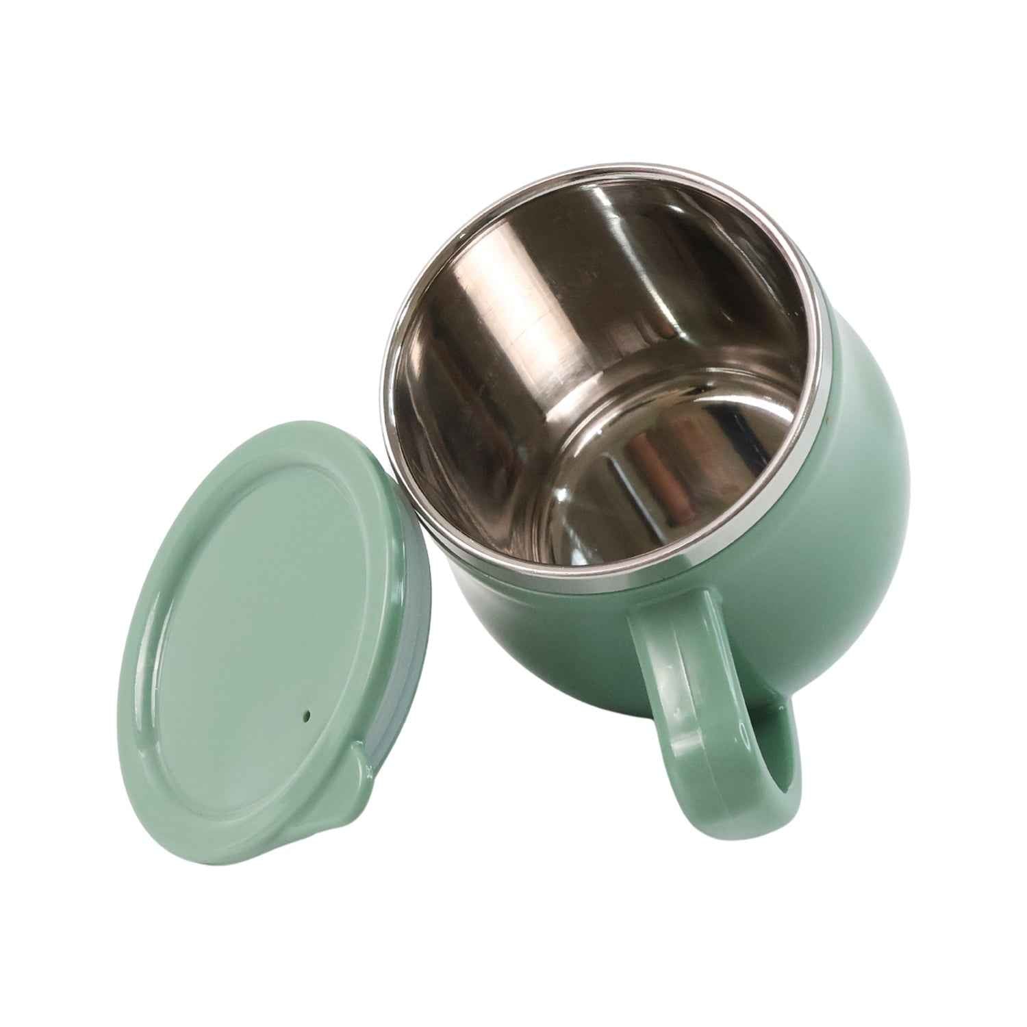 Double-Wall Desk Mug – Stainless Steel, Spill-Resistant 200ml