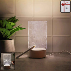 LED Acrylic Message Board Night Lamp – USB Powered Decorative Light