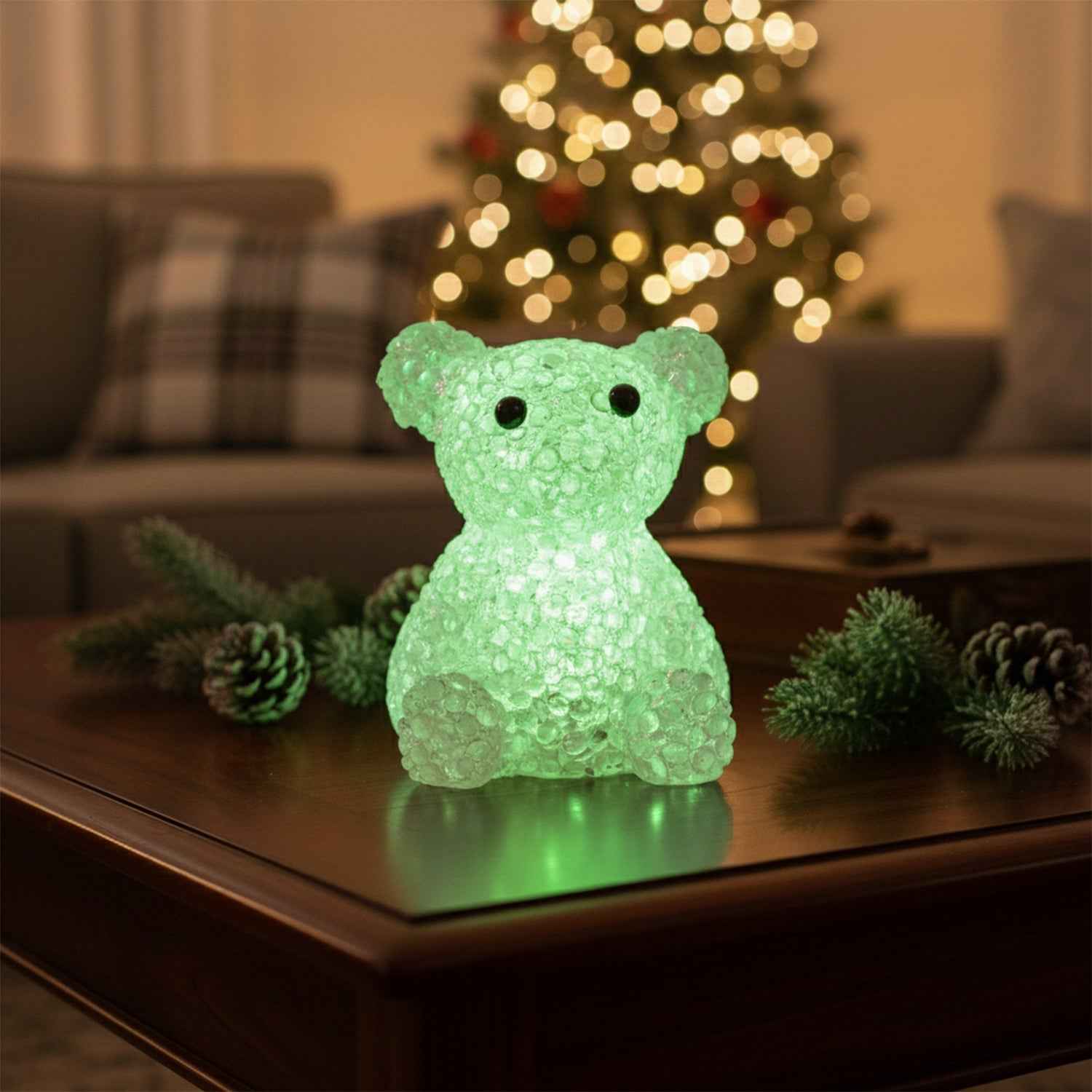 Bear LED Night Lamp – Color-Changing Decorative Glow