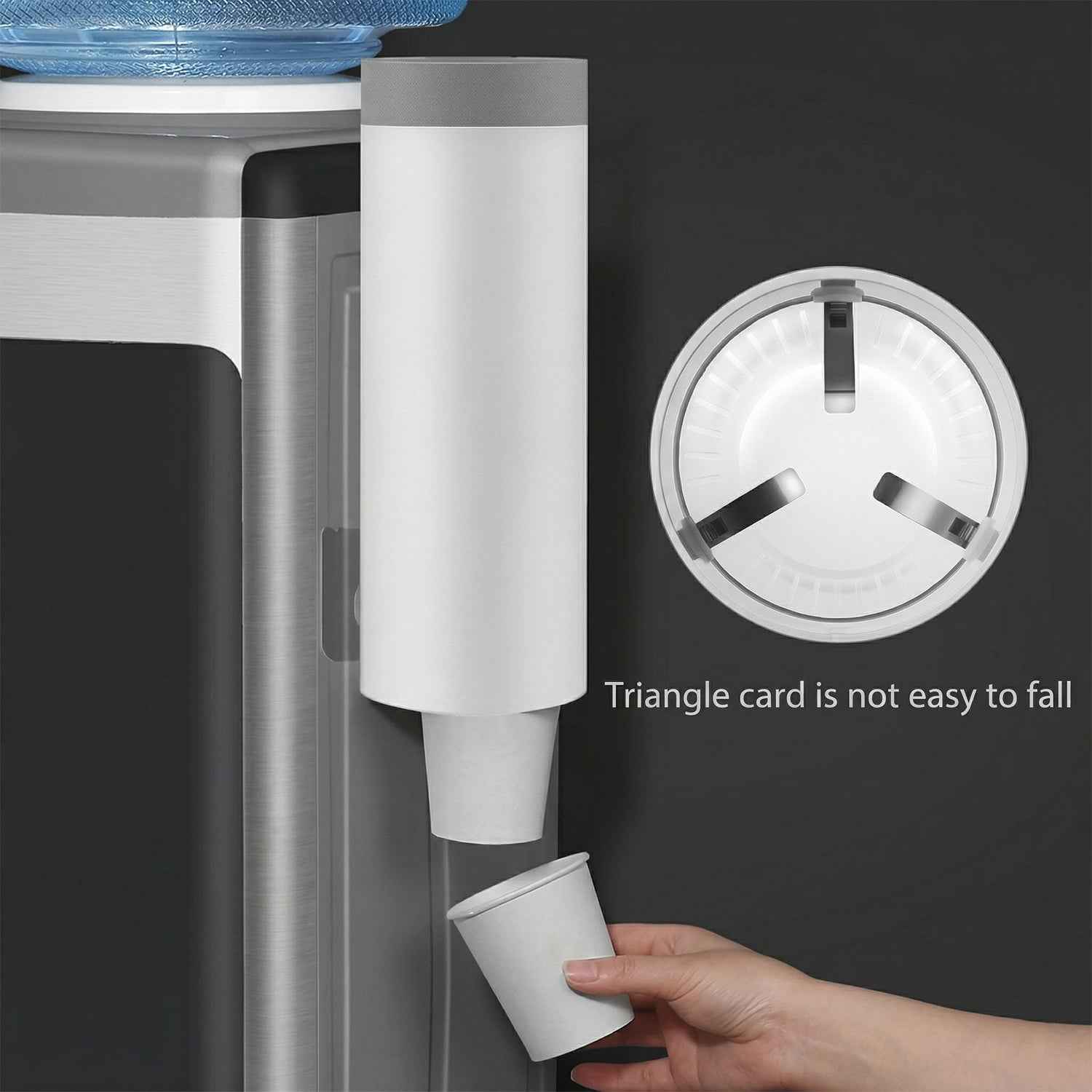 Wall Mounted Cup Holder Ð Space-Saving Dispenser for Hygienic Storage