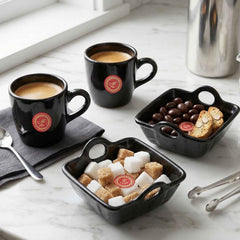 Play Station Ceramic Mug and Bowl Set – 4-Piece | JubileeJoy