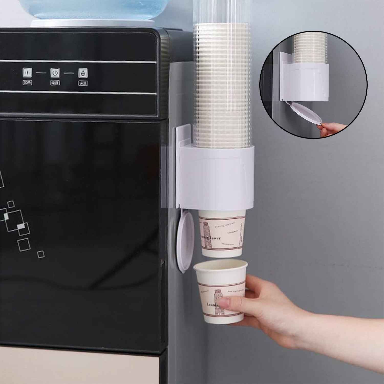 Automatic Paper Cup Dispenser – Hygienic Wall-Mounted Holder