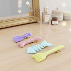Food Shape Hair Clip Set – Cute 4-Piece Stylish Accessories