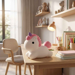 Unicorn LED Night Light, Cute Silicone Bedside Lamp for Kids (1 Pc)
