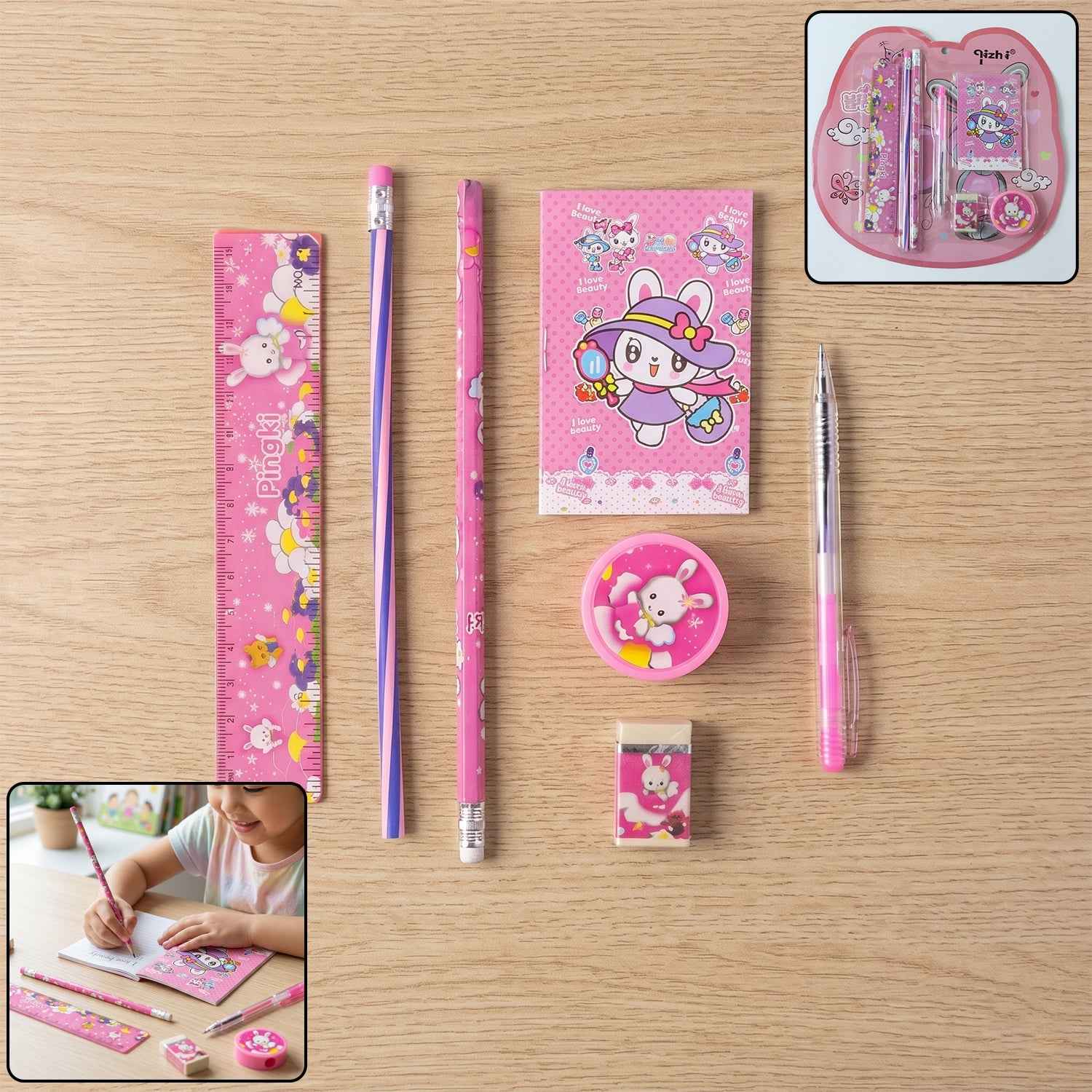 Kids Stationery Set Ð Complete 7-in-1 Creative School Supplies