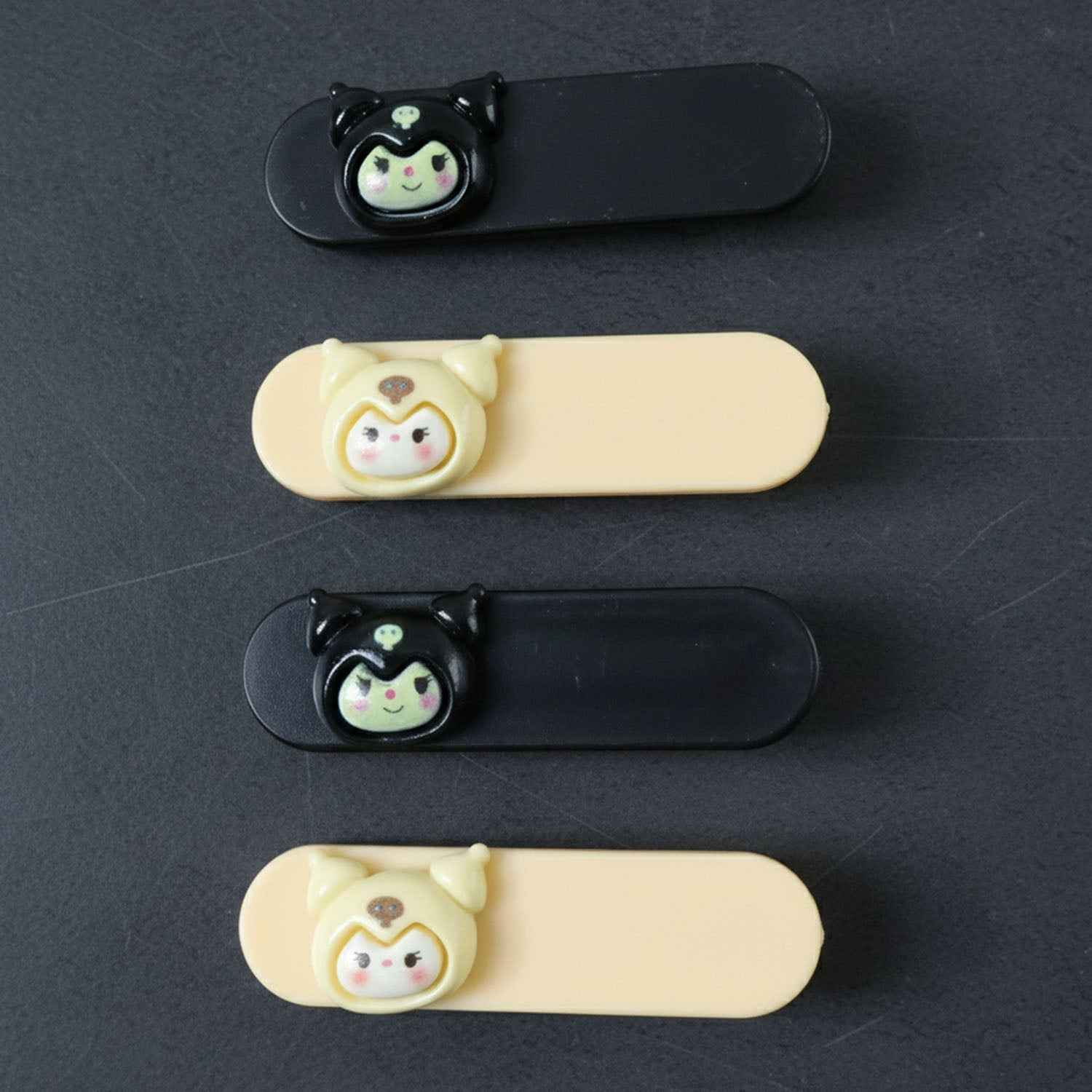 Cartoon Character Hair Clips – Cute & Stylish Snap Set of 4