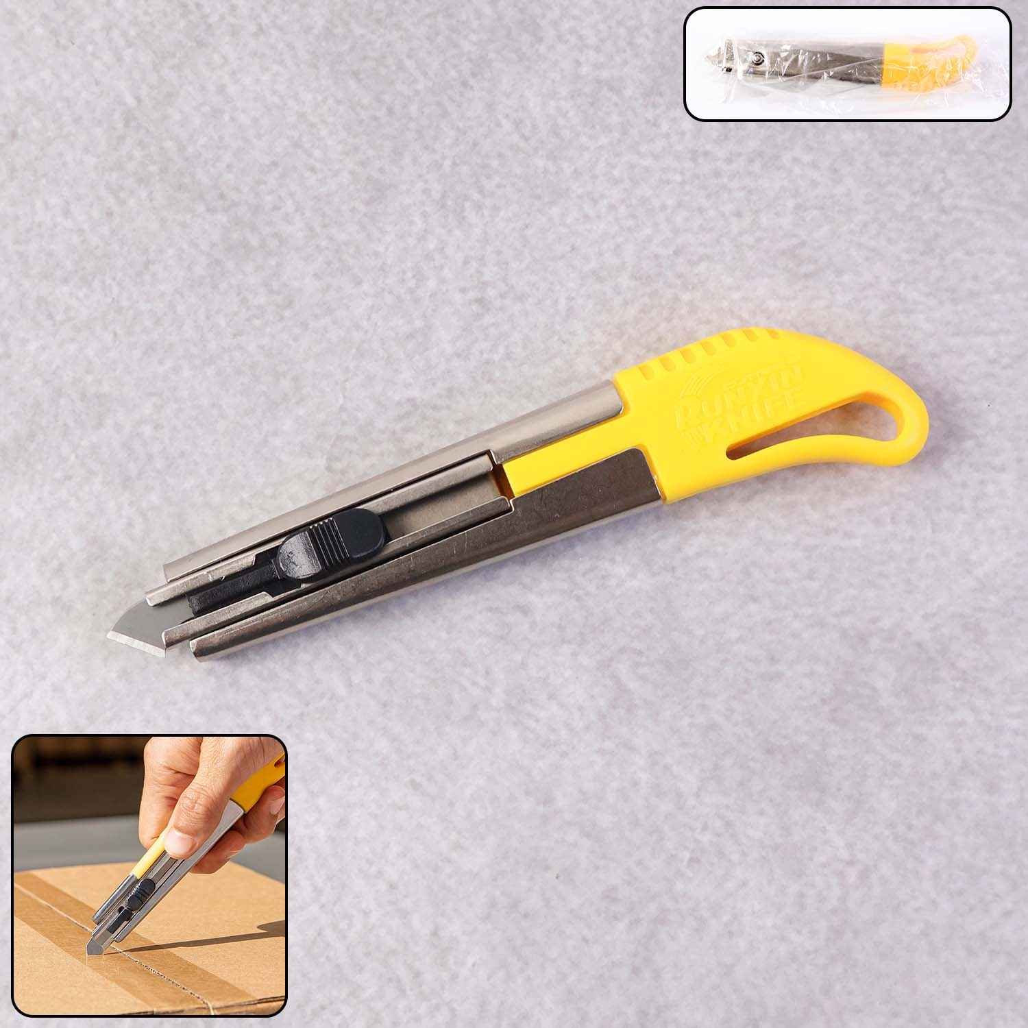 Utility Cutter Knife – Heavy-Duty Stainless Steel with Extra Blades