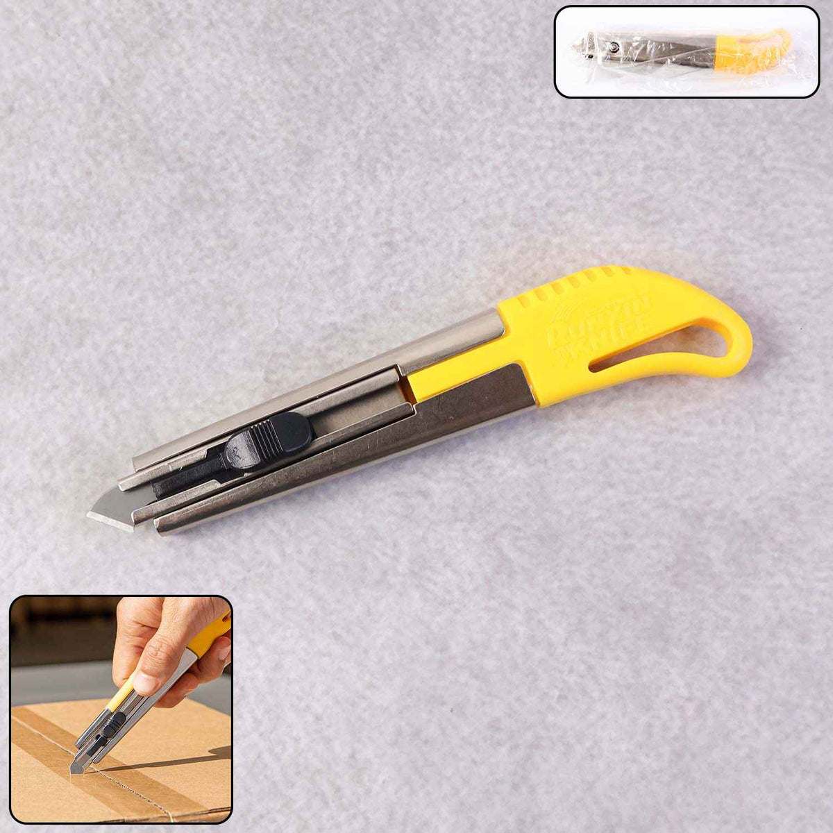 Utility Cutter Knife – Heavy-Duty Stainless Steel with Extra Blades
