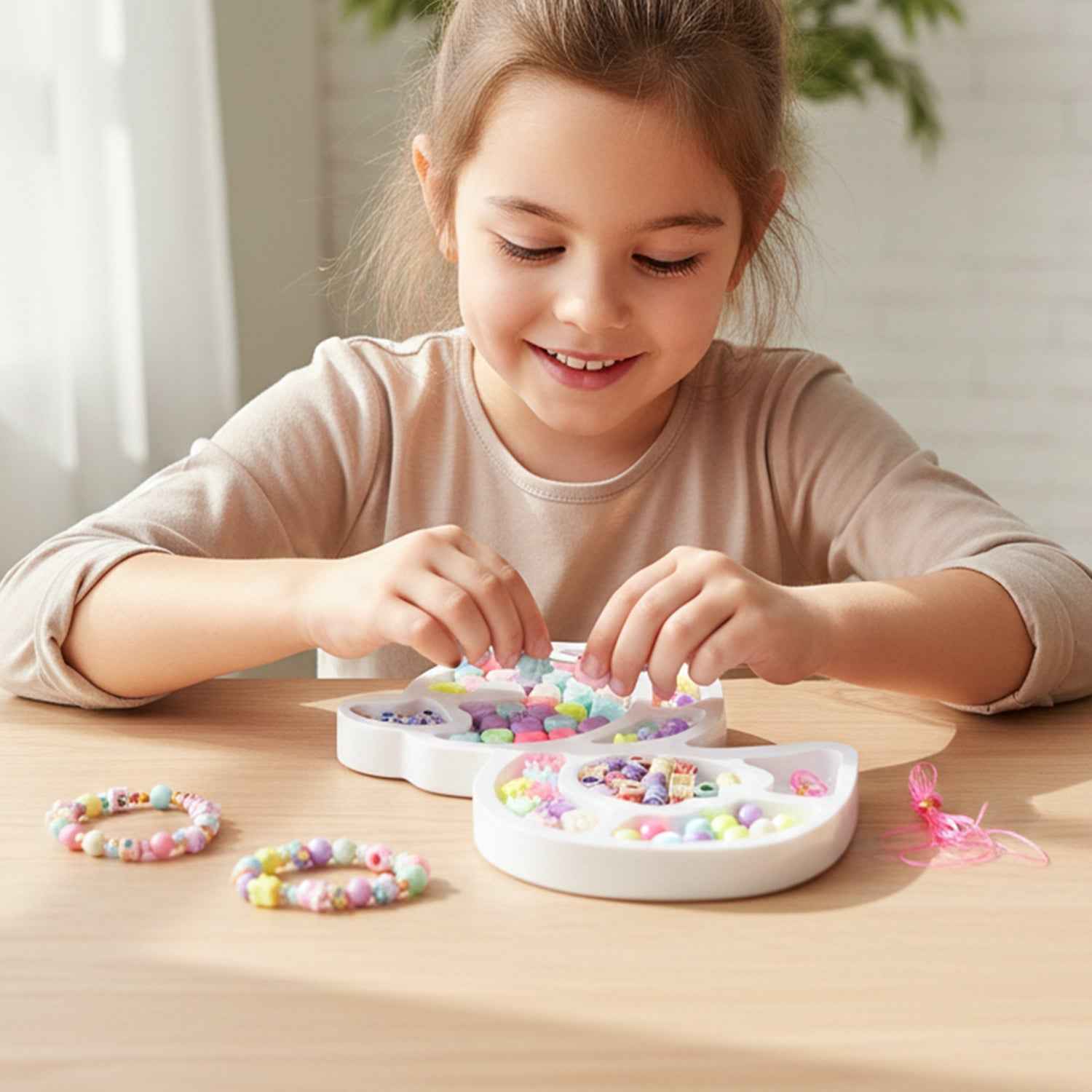 Kids Beading & Jewelry Making Kit – Creative Craft Set for Children