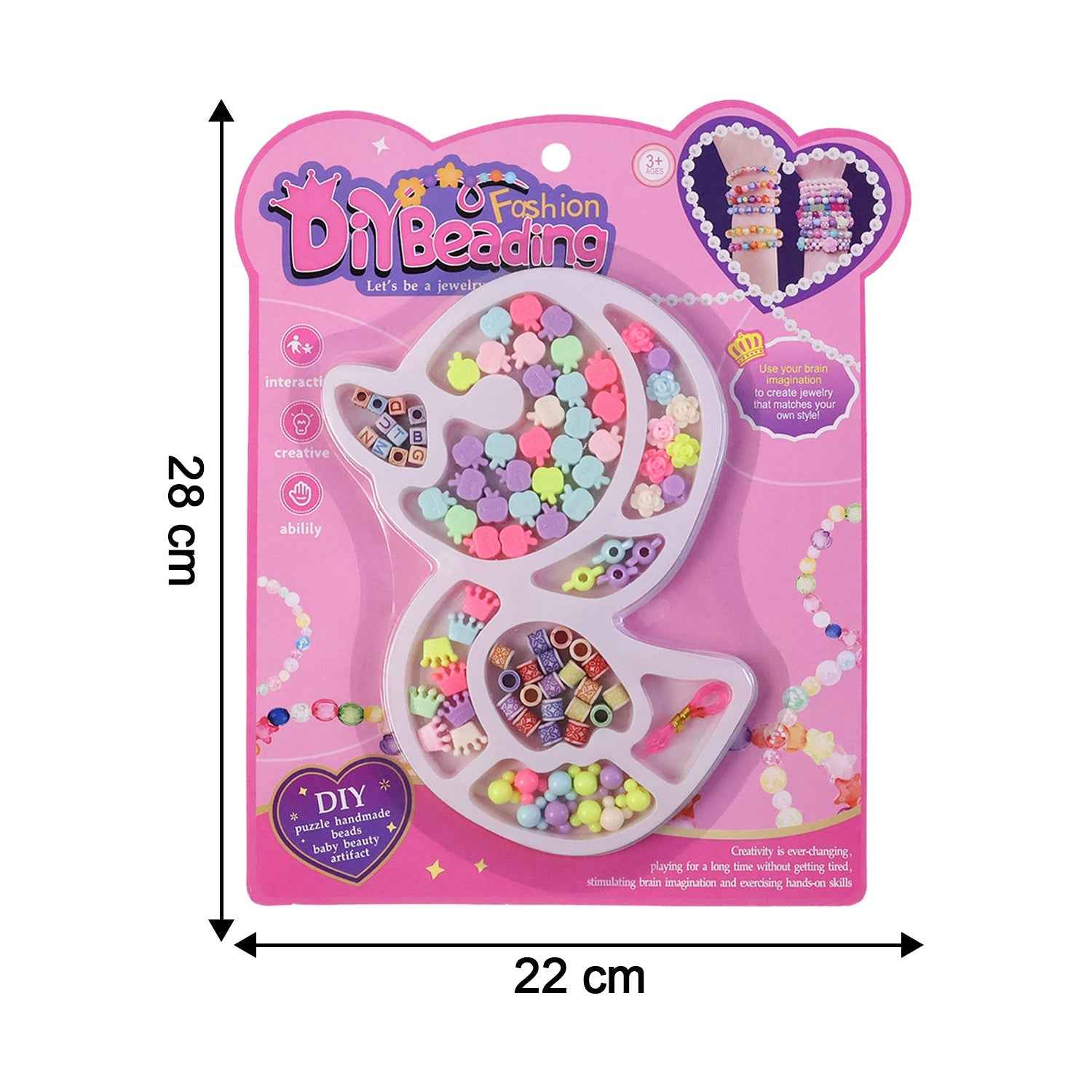 Kids Beading & Jewelry Making Kit – Creative Craft Set for Children