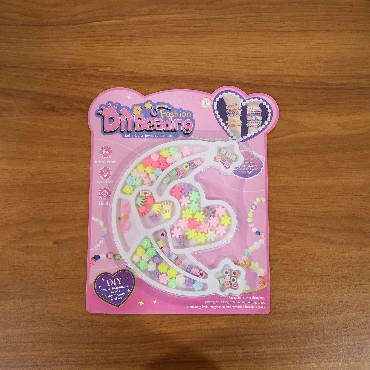 DIY Beading Jewellery Making Kit – Creative Craft Set for Kids