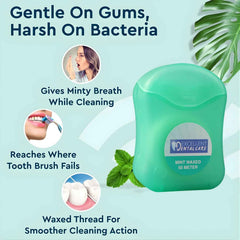 Mint Waxed Dental Floss – Smooth Glide & Fresh Breath 50m