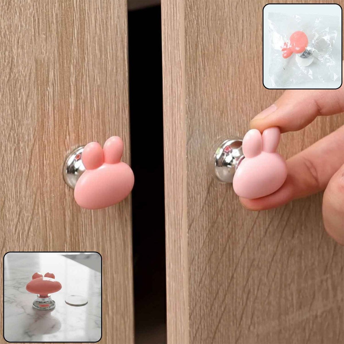 Bunny Ear Cabinet Knob – Cute Kids Furniture Handle