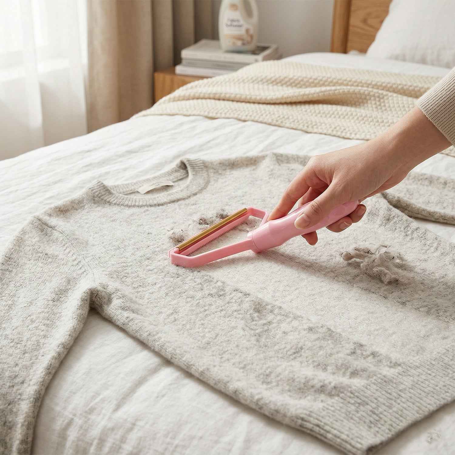 Reusable Lint Remover Roller – Eco-friendly Fabric and Pet Hair Cleaner