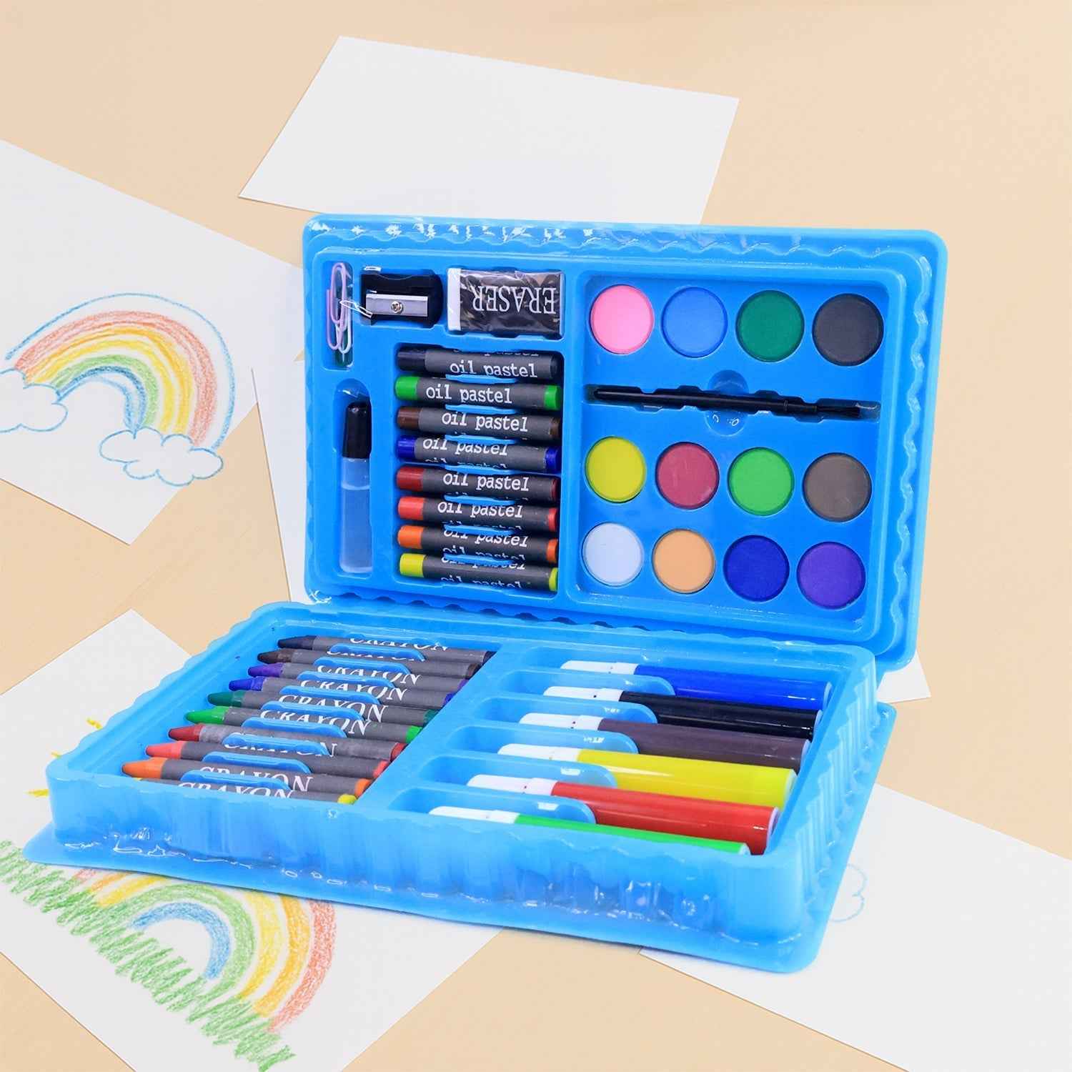 Kids Art Set – 42-Piece Creative Drawing & Painting Kit