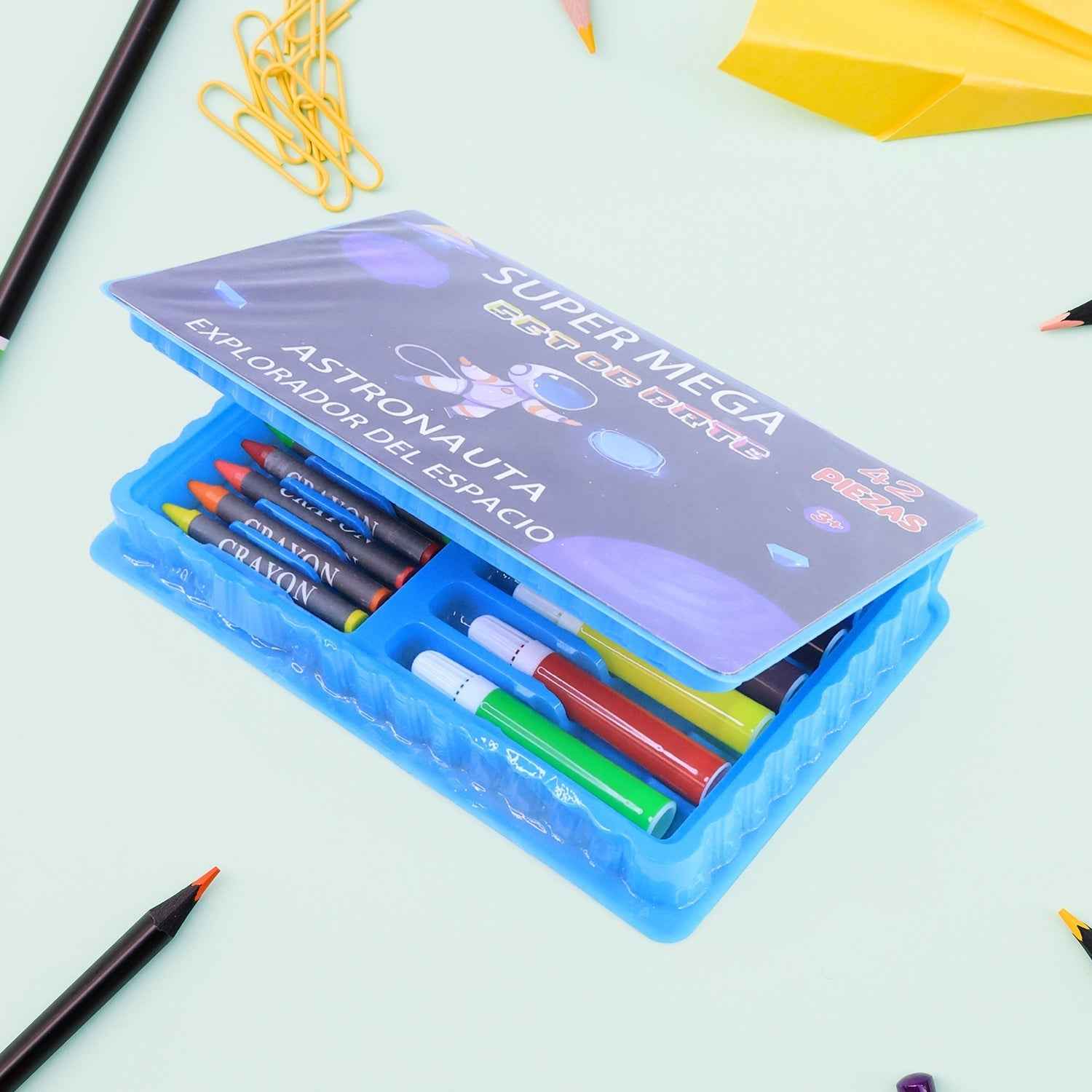Kids Art Set – 42-Piece Creative Drawing & Painting Kit
