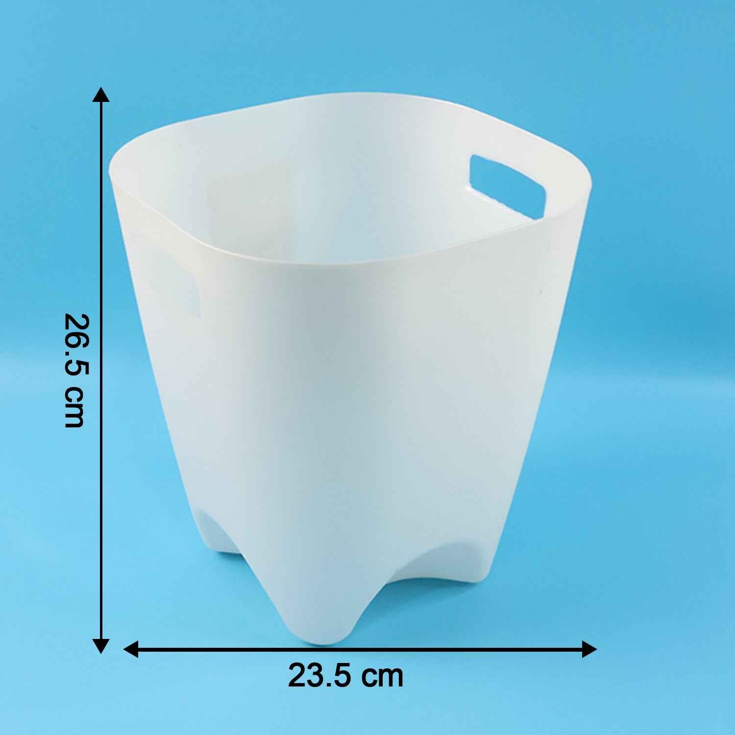 Plastic Dustbin Set – Compact Square for Home & Office (4 Pc)