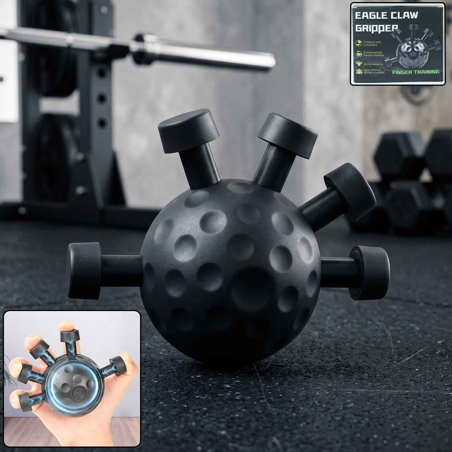 Grip Strength Trainer Ð Portable Hand & Finger Exercise Tool
