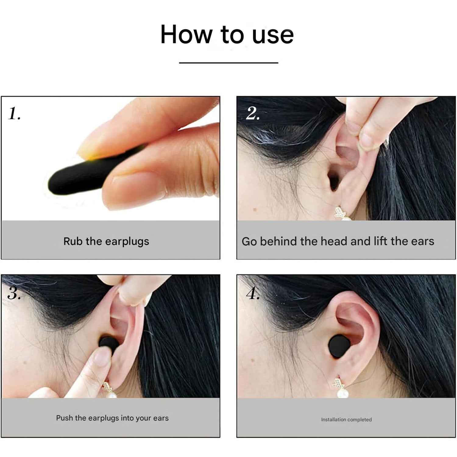 Soft Noise Reduction Ear Plugs – Comfortable & Reusable Pair