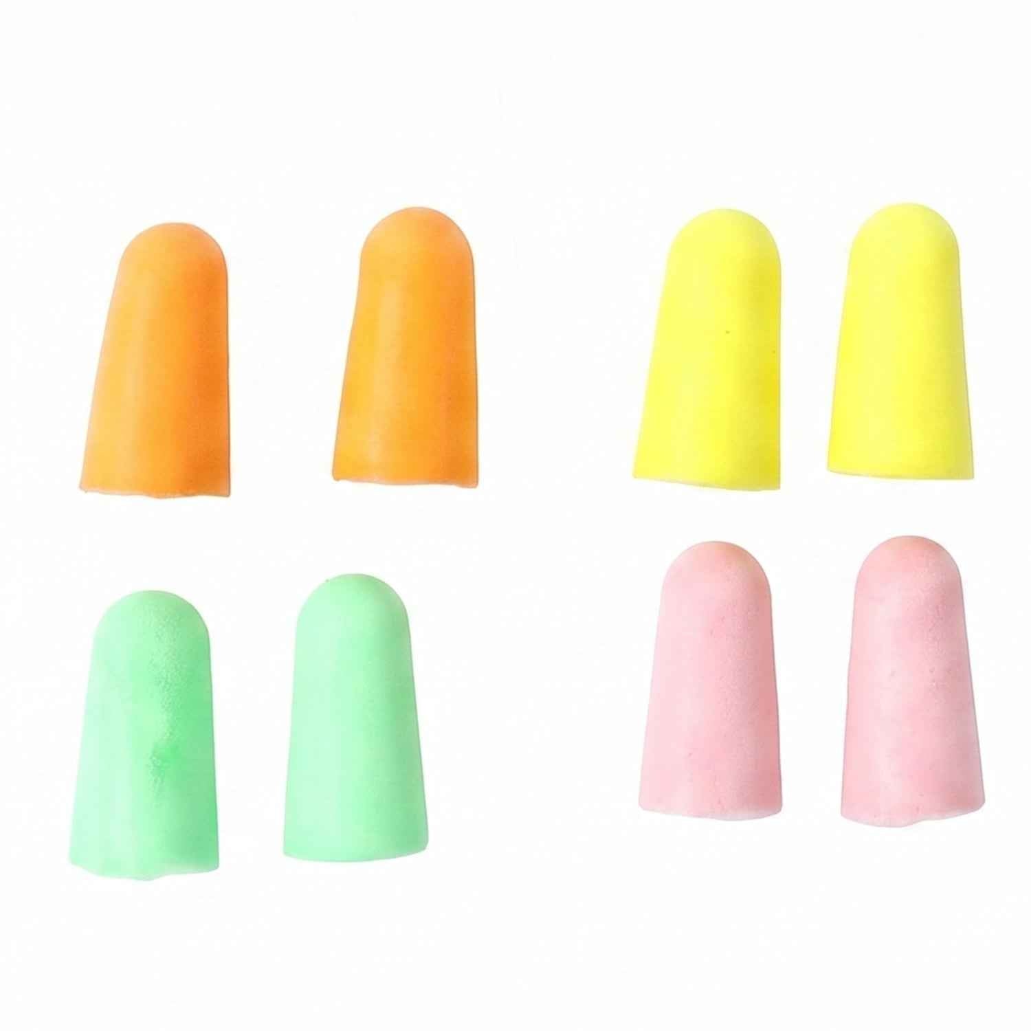 Soft Foam Earplugs – Comfortable Noise Reduction 4 Pairs