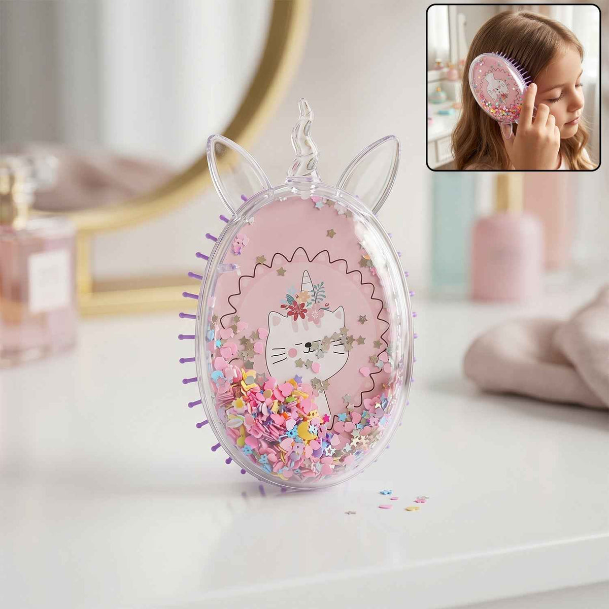 Cute Unicorn Hair Comb Ð Fun, Detangling & Stylish for Kids