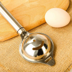 Stainless Steel Egg Separator – Durable Yolk & White Separator