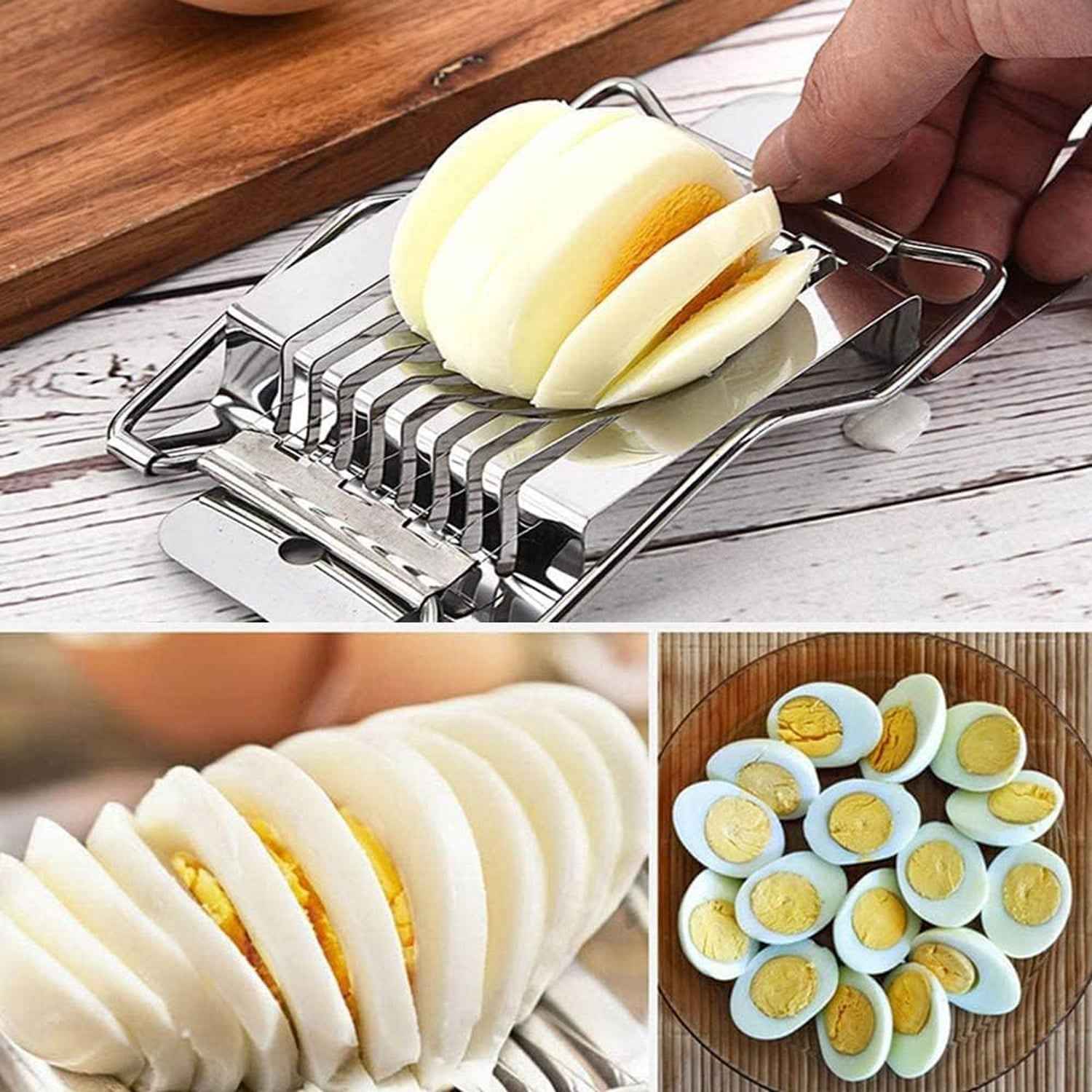 Stainless Steel Egg Slicer Ð Neat, Even Slices Every Time