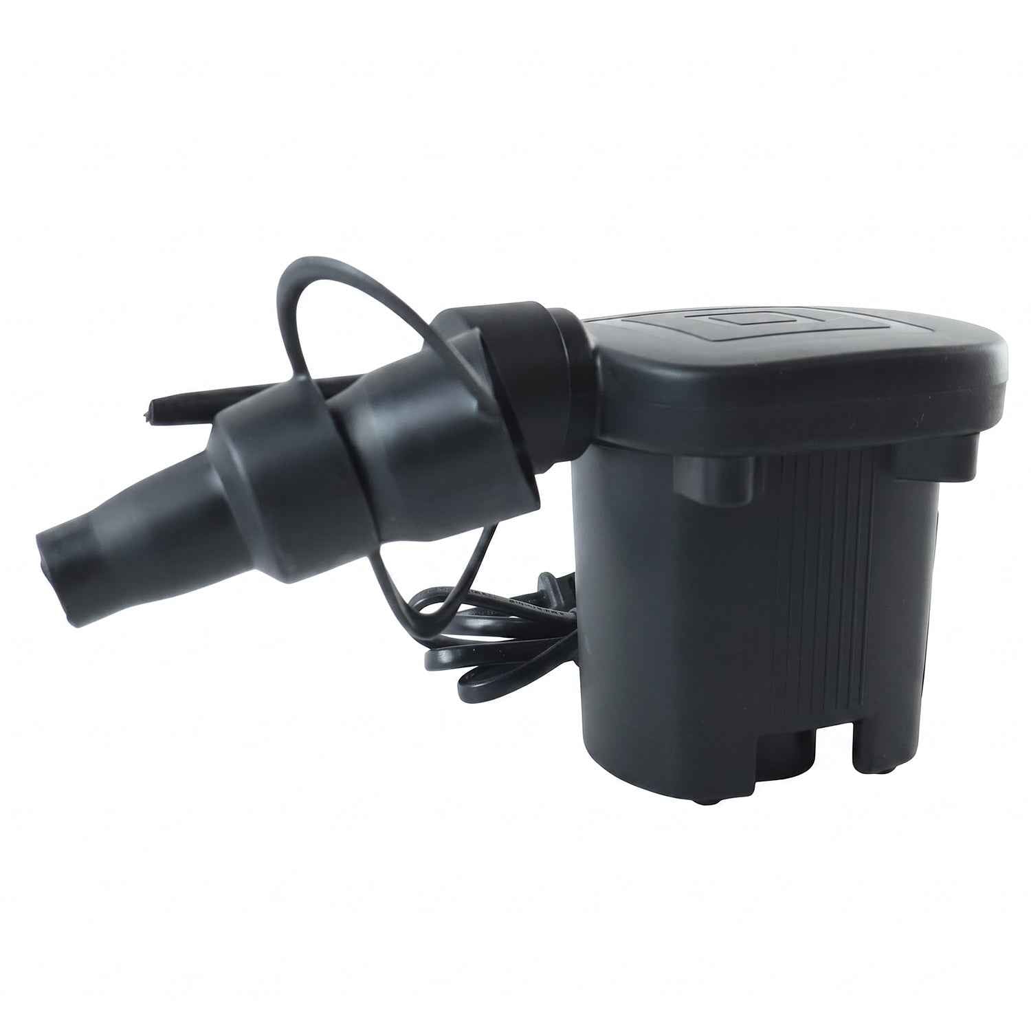 Electric Air Pump with 3 Nozzles for Inflatable Mattress and Pool Toys (1 Pc)