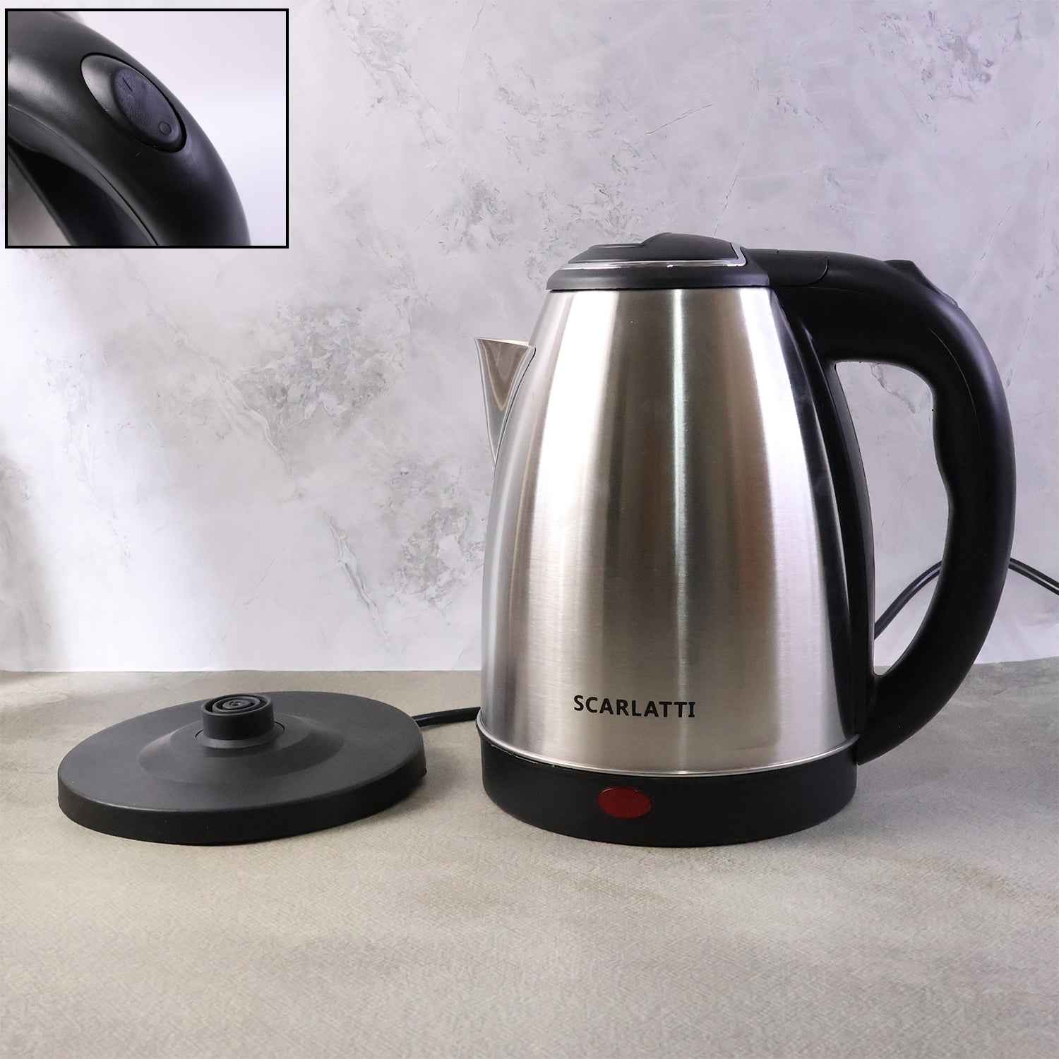 Electric Kettle 2L – Fast Boil Stainless Steel Durable Design