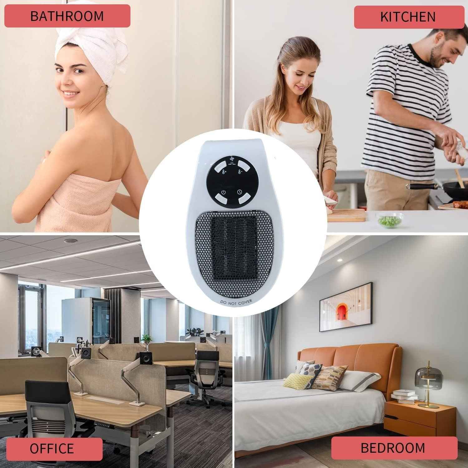 Portable Electric Room Heater – Compact 500W Space Heater for Small Indoor Spaces