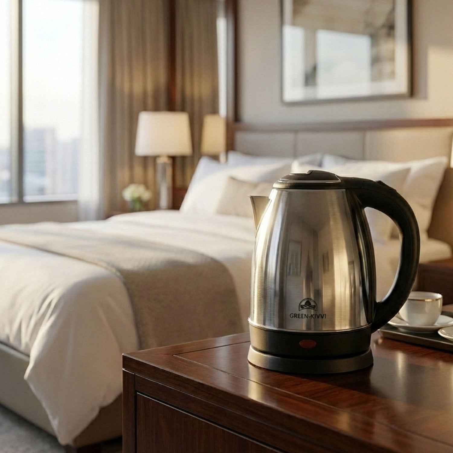 Electric Stainless Steel Kettle – Fast Boil with Auto Shut-Off